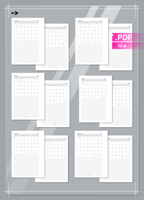 2026 Celestial Monthly Calendar