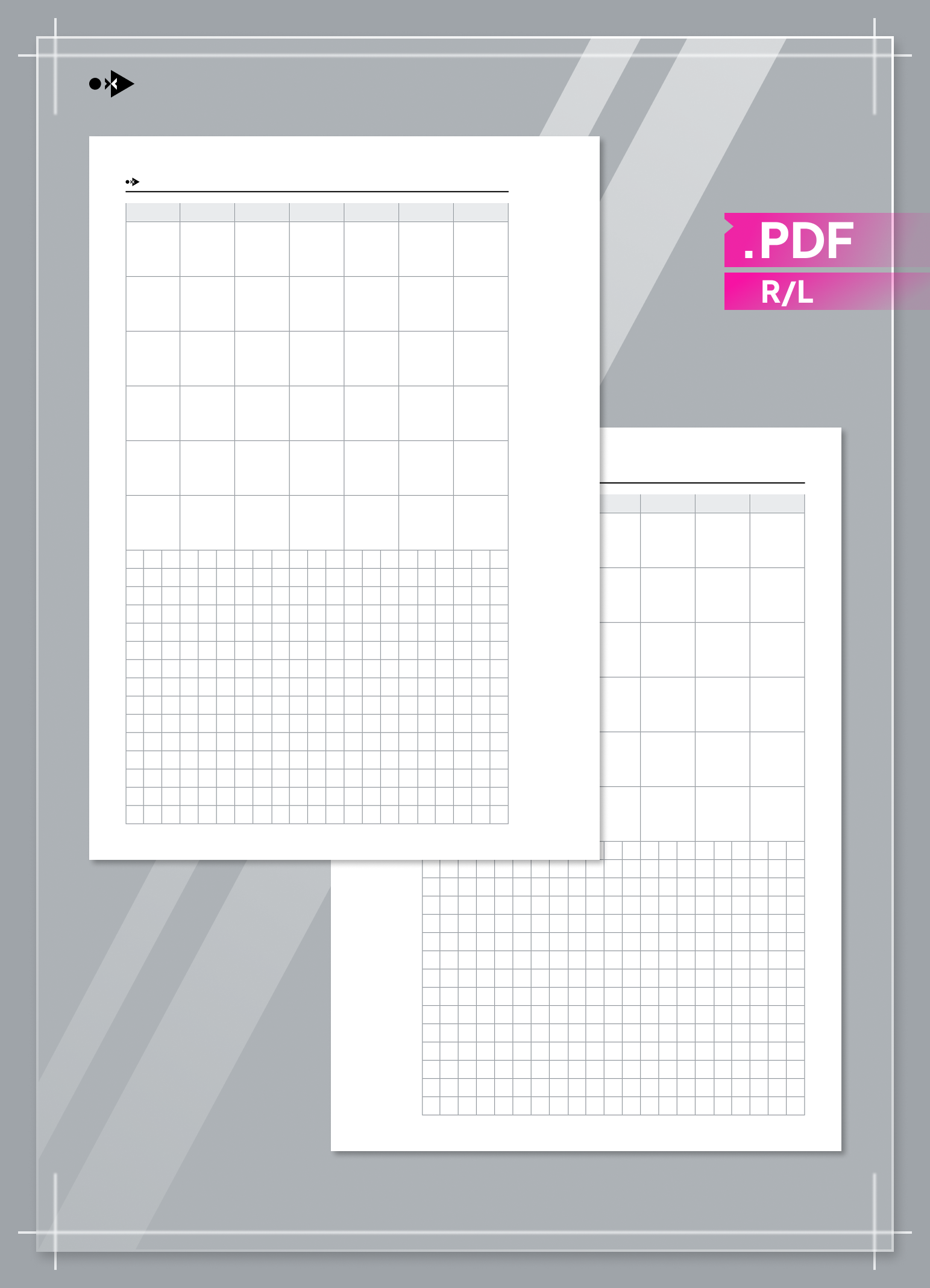 Undated Monthly Calendar, Month on One Page