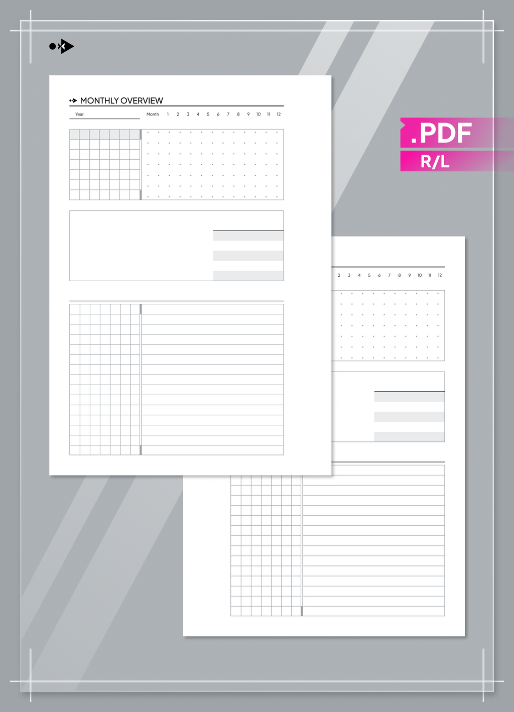 Undated Monthly Overview