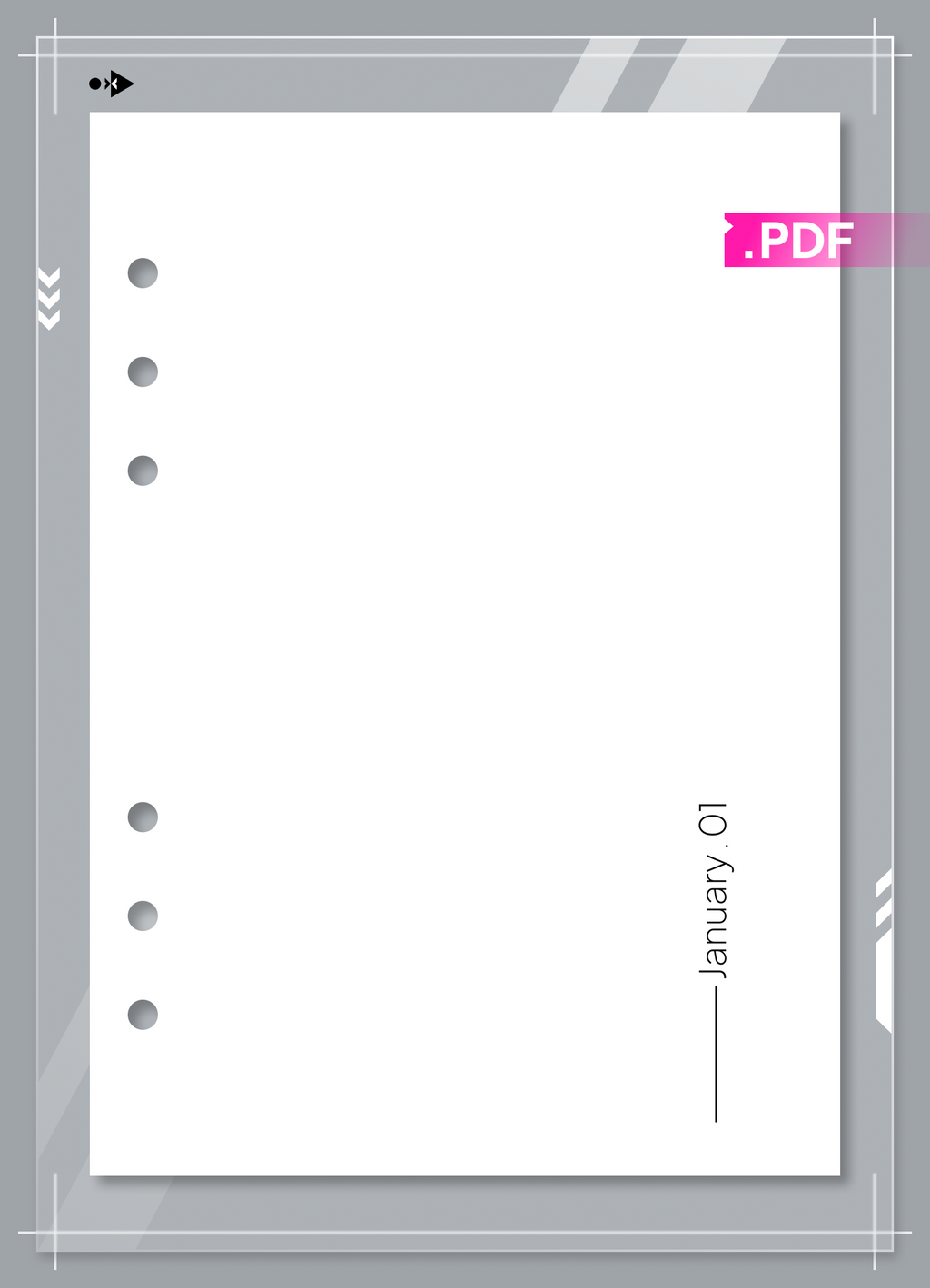 Minimalistic Monthly Dashboards
