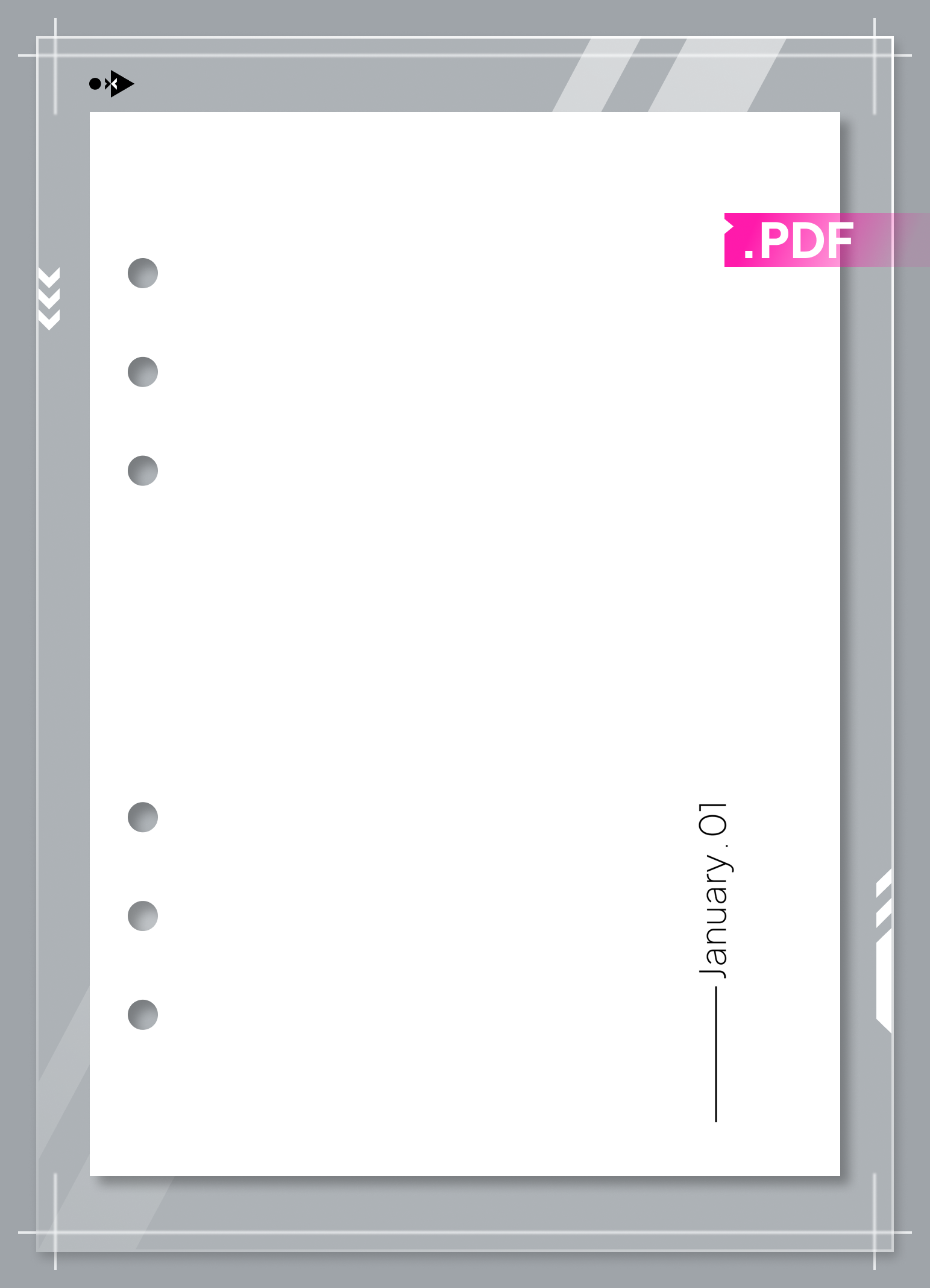 Minimalistic Monthly Dashboards